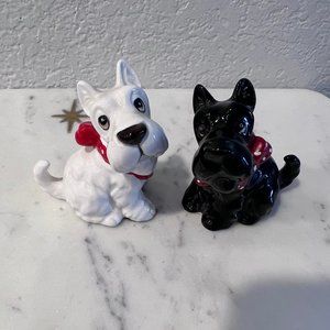 Scottie Dog Salt & Pepper Shakers